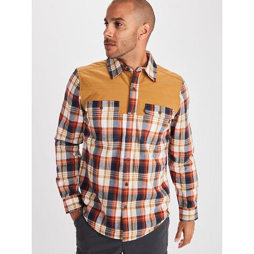 Marmot Needle Peak Clothes - Mens Shirts Yellow CA281564 Canada